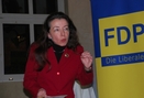 FDP-Landtagskandidatin und Fraktionsvorsitzende im Heidelberger Gemeinderat Dr. Annette Trabold bei ihrer Neujahrsansprache